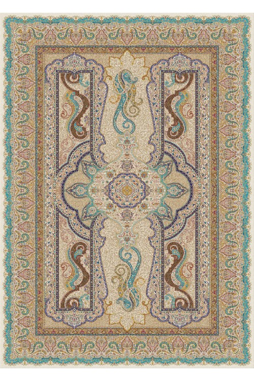 Иранский ковер Mishribi av 40210 Бежевый